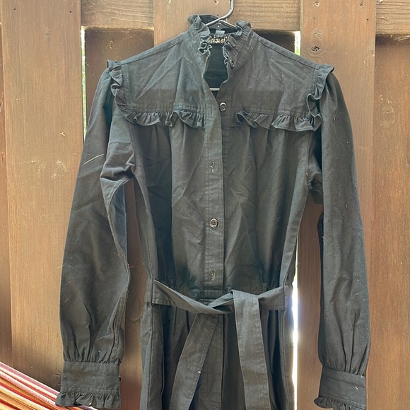 Black Vintage Cyrk it by Lou Cirkez cotton jumpsuit! SUPER COOL! Worn once! - Picture 2 of 6